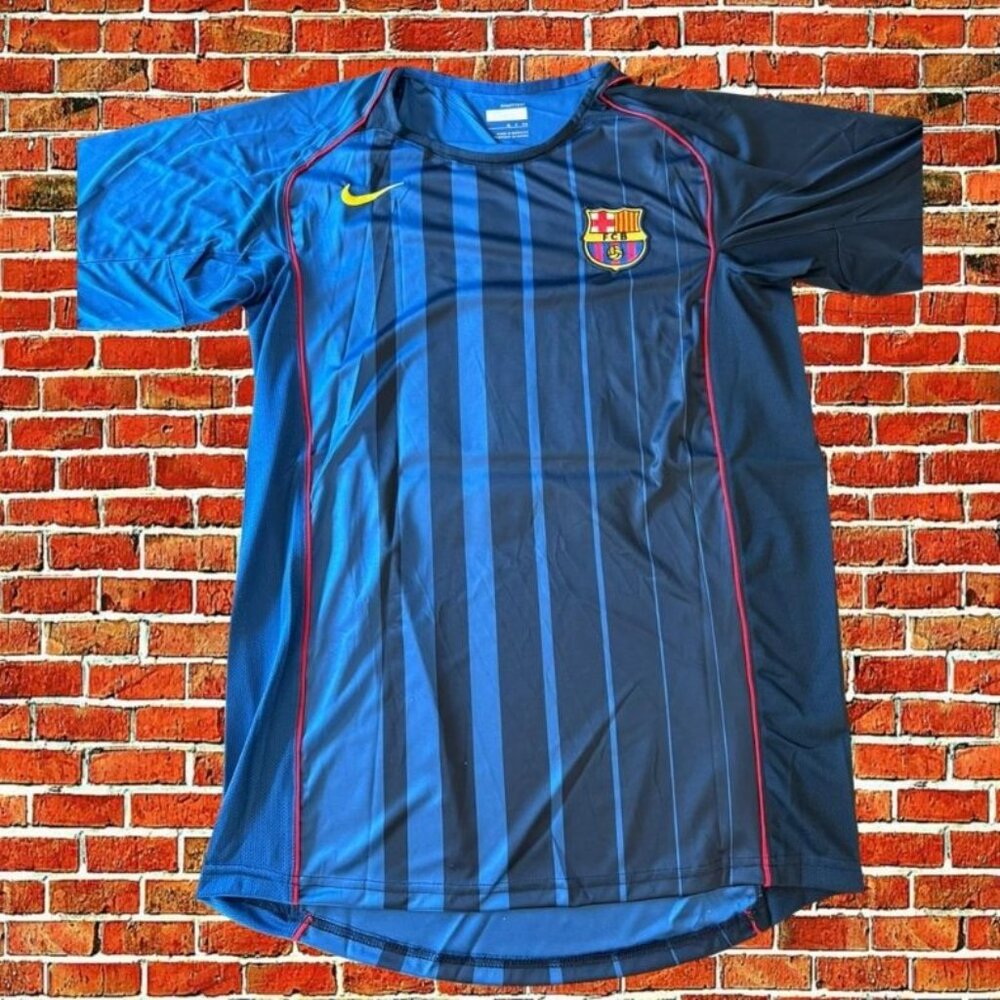 RONALDINHO FC BARCELONA 2004 AWAY JERSEY